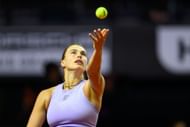 Sabalenka at the 2025 Porsche Tennis Grand Prix (Source: Getty)
